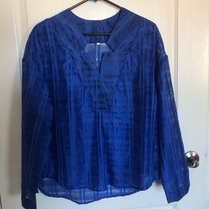 blue shirt. never been worn